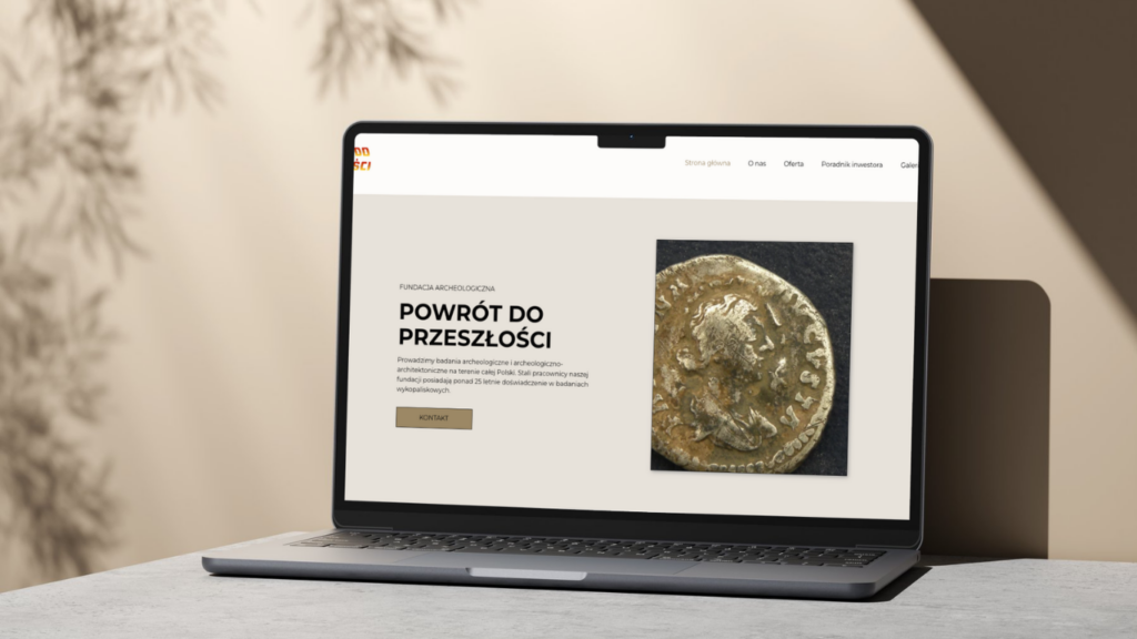 strona archeologa, projekt Zacznij od Projektu strona archeologa
